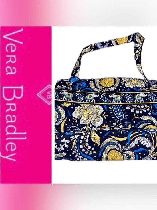 Vera Bradley Handbags - Vera Bradley Ellie Whitney Elephant Shoulder Bag 💙💛